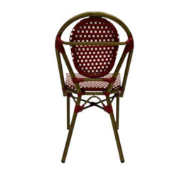 Red Paris Bistro Chairs Cafe & Garden Chair Be Furniture - thumbnail 6