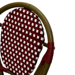 Red Paris Bistro Chairs Cafe & Garden Chair Be Furniture - thumbnail 7