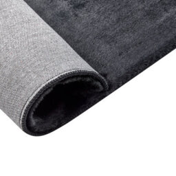 Beliani Faux Fur Rug Mirpur Black 160 X 230 Cm - thumbnail 5