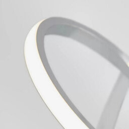 Xample Artika Swirl Led Pendant Light Chrome Finish, 1700 Lumens, 3000K Warm White, Dimmable, Integrated Led, Adjustable Height - thumbnail 6