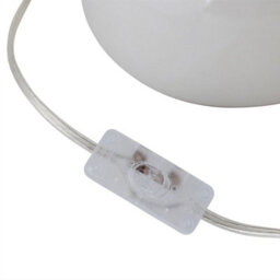 First Choice Lighting Tuscan - White Ceramic Lamp With Burgundy Fern Shade - thumbnail 4