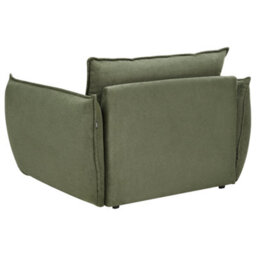 Beliani  Armchair Kunes Fabric Green - thumbnail 5