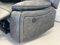 Nova Electric Recliner 3+2 Seater Sofa Set With Cupholders  Usb Charging Ports  Elephant Grey  3 And 2 Seater  Leather Sofa - thumbnail 9