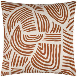 Furn. Dunes Abstract Uv & Water Resistant Outdoor Polyester Filled Cushion - thumbnail 1