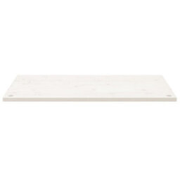 Berkfield Desk Top White 100X60X2.5 Cm Solid Wood Pine - thumbnail 3