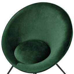 Beliani Dining Chair Floby Ii Velvet Emerald Green - thumbnail 6