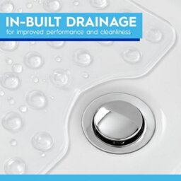 Harbour Housewares Non-Slip Bath Mat - 100 X 40Cm - thumbnail 4