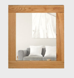 Hallowood Furniture Waverly Oak - Oak Framed Mirror (Mir680) - thumbnail 8