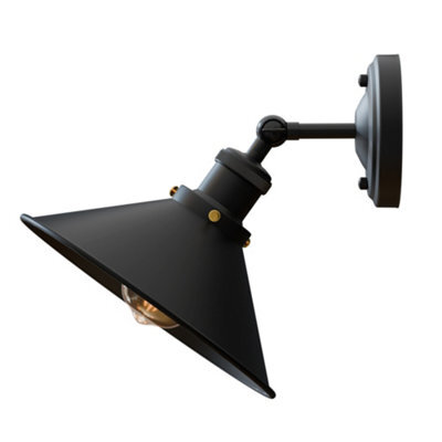 Modern Vintage Retro Industrial Wall Sconce Light 22Cm Metal Wall Lamp Adjustable Swing Arm Stylish Lighting For Bedroom Office - image 1