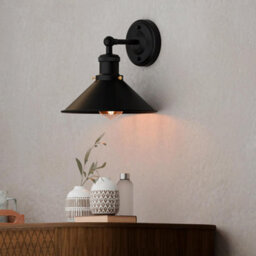Modern Vintage Retro Industrial Wall Sconce Light 22Cm Metal Wall Lamp Adjustable Swing Arm Stylish Lighting For Bedroom Office - thumbnail 2