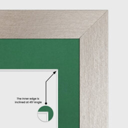 AK Frames 40X20Cm Aluminum Modern Multi Photo Frame With Emerald Mount - Holds 3 Apertures (3X) 6X4 Photos - thumbnail 7