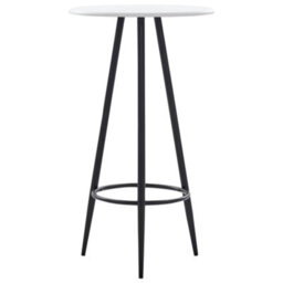 Berkfield Bar Table White 60X107.5 Cm Mdf - thumbnail 1
