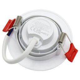Long Life Lamps Company 3W Adjustable Round Led Recessed Ceiling Downlight 6500K Clr19 - thumbnail 4