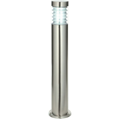 Outdoor Ip44 Bollard Light Marine Grade Steel Lamp Post Garden Driveway Pillar - image 1