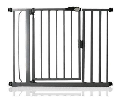 Bettacare Auto Close Pet Gate, 96.6Cm - 103.6Cm, Slate Grey, Pressure Fit Stair Gate For Dog & Puppy - image 1
