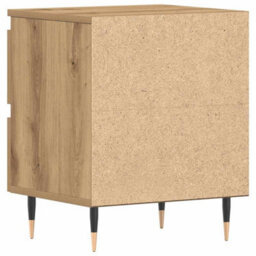 Berkfield Modern Bedside Cabinets 2 Pcs Artisan Oak 40X35X50 Cm Engineered Wood - thumbnail 8
