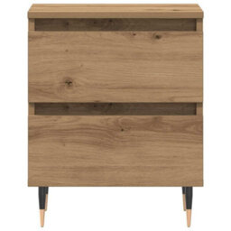 Berkfield Modern Bedside Cabinets 2 Pcs Artisan Oak 40X35X50 Cm Engineered Wood - thumbnail 6