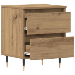 Berkfield Modern Bedside Cabinets 2 Pcs Artisan Oak 40X35X50 Cm Engineered Wood - thumbnail 5