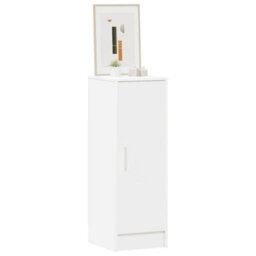 Berkfield Durable Shoe Cabinet White 32X35X92 Cm Engineered Wood - thumbnail 3