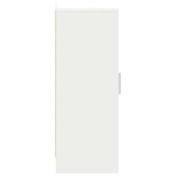 Berkfield Durable Shoe Cabinet White 32X35X92 Cm Engineered Wood - thumbnail 6