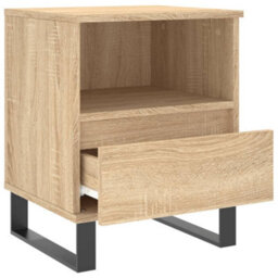 Berkfield Bedside Cabinets 2 Pcs Sonoma Oak 40X35X50 Cm Engineered Wood - thumbnail 7