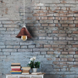 2Pack Retro Rustic Red Metal Ceiling Light Shade Pendant Lights, Home Décor Improvement Essential 180mm Shade Width - thumbnail 4