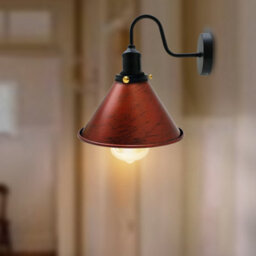 2Pack Retro Rustic Red Metal Ceiling Light Shade Pendant Lights, Home Décor Improvement Essential 180mm Shade Width - thumbnail 5