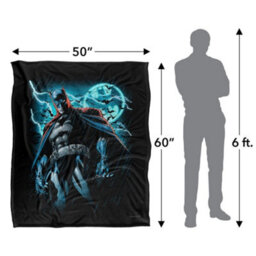 DC comics Batman Character Art Blanket Multicoloured (One Size) - thumbnail 5
