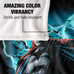 DC comics Batman Character Art Blanket Multicoloured (One Size) - thumbnail 4