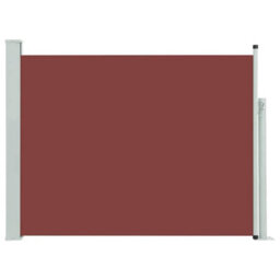 Walplus Patio Retractable Side Awning Garden Sun Shade Canopy Gazebo For Back Door, Porch, Patio 140X500 Cm Brown - thumbnail 2