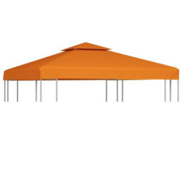 Walplus Gazebo Cover Canopy Replacement 310 G/ma Orange 3 X 3 M