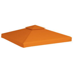 Walplus Gazebo Cover Canopy Replacement 310 G/ma Orange 3 X 3 M - thumbnail 2