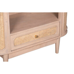 Buttercup Farm Valencia Bookcase - Cane & Mango Wood - L40 X W90 X H165 Cm - thumbnail 5