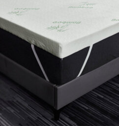 Groundlevel Super Soft Bamboo Bounce Back Foam Mattress Topper - 5Cm - thumbnail 4