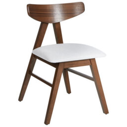 Beliani Set Of 2 Dining Chairs Lacota Wood Dark Brown/ Grey - thumbnail 4