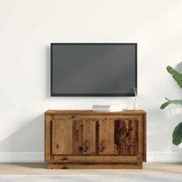 Berkfield Tv Cabinet Old Wood 80X35X45 Cm Engineered Wood - thumbnail 4