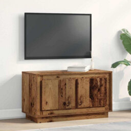 Berkfield Tv Cabinet Old Wood 80X35X45 Cm Engineered Wood - thumbnail 1