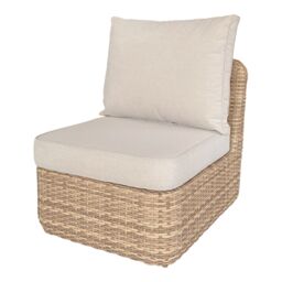 GoodHome Elos Beige Rattan Effect 9 Seater Modular Corner Dining Set - thumbnail 6