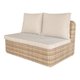 GoodHome Elos Beige Rattan Effect 9 Seater Modular Corner Dining Set - thumbnail 5