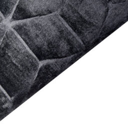 Beliani Faux Fur Rug Thatta Black 160 X 230 Cm - thumbnail 5