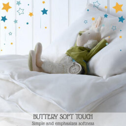 istyle mode 120Cmx150Cm Cot Bed Duvet 7.5 Tog, Lightweight Soft Snug Quilt For Kids, Toddlers, Hypoallergenic, Anti Allergy, Machine Washable - thumbnail 3