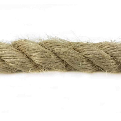Ropeservices Uk 32mm Natural Sisal Rope X 30 Metres - image 1