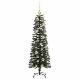 Vidaxl Artificial Christmas Tree With 150 Leds With Stand Green 120 Cm - thumbnail 4