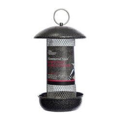 Tom Chambers - Hammered Steel Sunflower Hearts Feeder