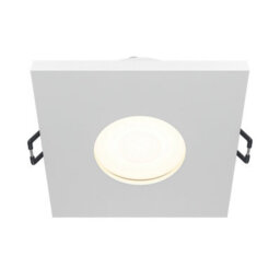 Luminosa Lighting Luminosa Maytoni Stark Square Recessed Downlight White Gu10 Ip65 - thumbnail 2