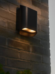 Nordlux Nico Outdoor Wall Light Black Metal Solar Gu10 Sensor Weatherproof - Mains Powered, Ip54 - thumbnail 7