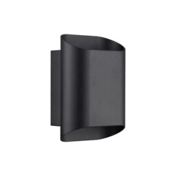 Nordlux Nico Outdoor Wall Light Black Metal Solar Gu10 Sensor Weatherproof - Mains Powered, Ip54 - thumbnail 5
