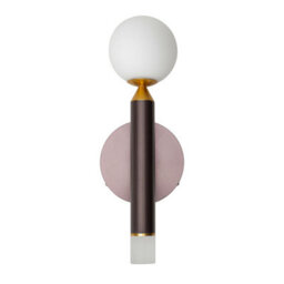 Luminosa Lighting Luminosa Laon Globe Wall Lights Brown, Gold 3000K Warm White - thumbnail 2