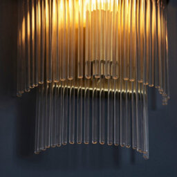 Luminosa Lighting Luminosa Marietta Glass Wall Lamp Antique Brass - thumbnail 5