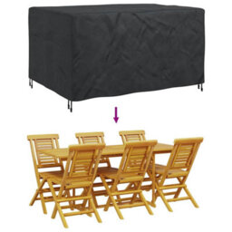 Walplus Outdoor Furniture Cover Black 180 X 150 X 85 Cm 420D - thumbnail 9